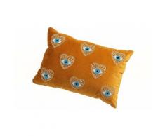 Sklum - Coussin rectangulaire en velours (35x45 cm) Denov Velour Miel - Miel