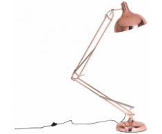 Lampe de lecture de couleur cuivrée