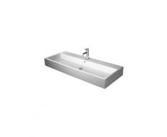 Duravit Vero Air meuble lavabo 120x47cm, sans trop-plein, avec banc à trous de coulée, 3 trous de