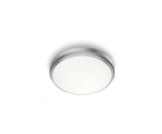 Philips - Plafonnier Salle de bain EyeComfort - 22 cm - 6 W - 640 lumens - 4000K - Gris - 93538