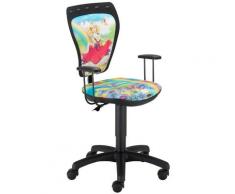 Nowy Styl - Siège tournant chaise de bureau princesse enfants chambre coloré maison accoudoirs TS22