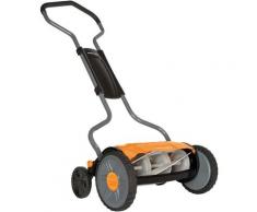 Fiskars Tondeuse à gazon manuelle, Tondeuse à cylindre avec système de coupe sans frottement des