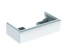 iCon Meuble sous-lavabo 840290 890x240x240x477 mm, Alpine poli brillant, Coloris: laqué blanc