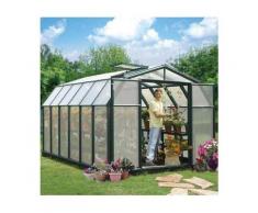 Serre de jardin en polycarbonate Rion Hobby Gardener 10,38 m², Ancrage au sol Oui - longueur : 3m87