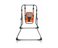 Balancelle berceau transat chaise haute 12m+ bébé enfant - Samba Plus 4en1 - Tigre orange / Cadre
