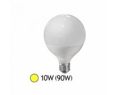 Ampoule LED 10W (90W) E27 Globe Blanc chaud 3000°K