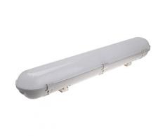 Réglette professionnelle Étanche LED Intégré 60cm (20W) ou 120cm (40W) | Dimension: 60cm-20W-1900lms