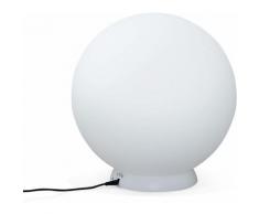 Boule lumineuse LED 40 cm SANS Fil 16 couleurs, étanche, recharge sans fil avec télécommande