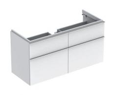 Keramag iCon Meuble sous-lavabo 840420 1190x620x477mm, poli alpin brillant, Coloris: blanc laqué