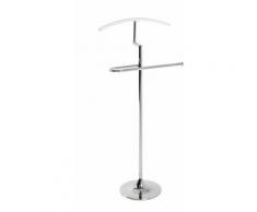 Valet De Chambre Déco hava 109cm Argent - Paris Prix