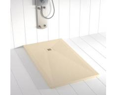 Receveur de douche Résine PLES Crème (grille colorée) - 180x90 cm