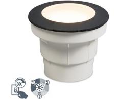 QAZQA Ceci - LED Dimmable Spot encastrable de sol Moderne variateur inclus - 1 test - Ø 120 mm