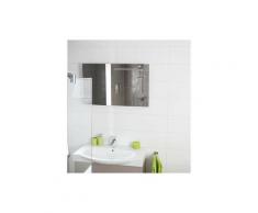 Chauffage mural infrarouge miroir - épaisseur 6 mm 620 x 1200 x 50 mm - 800W
