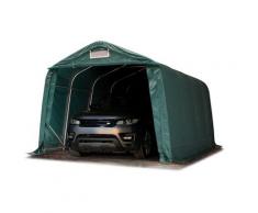 Intent24.fr - Tente garage carport 3,3 x 6 m tente d'élevage abri stockage H 2,1m, bâches PVC anti