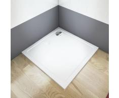 Receveur de douche extra plat 76x76x3cm carré