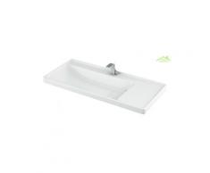 Lavabo suspendu QUATTRO rectangulaire 100x45x19 cm