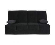 VIRGINIA - Banquette Clic-Clac 130 angel noir - matelas latex Dunlopillo