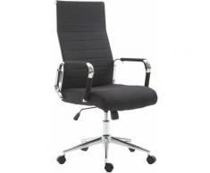 CLP - Fauteuil de bureau Kolumbus tissu noir