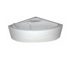 Baignoire FANY - Baignoire d'angle 140x140cm - ABS et Acryl renforcé 3mm - Blanc