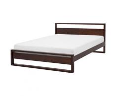 Beliani - Lit double en bois 160 x 200 cm GIULIA