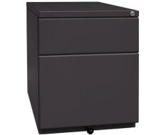 BISLEY Caisson roulant OBA, 1 tiroir, 1 tiroir pour DS anthracite | OBA59M2EHT634
