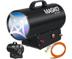 Masko - ® Radiateur soufflant à gaz Chauffage à gaz Canon à chaleur Chauffage radiant au gaz