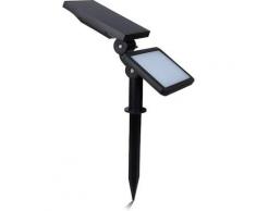 Lampe Projecteur Solaire d'Extérieur 48 LED - Spot Etanche Ultra-Puissant - Mural ou au Sol
