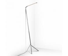 Lampadaire Design chrome LED incl. - Lazy Lamp Qazqa Design, Moderne Luminaire avec variateur