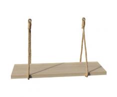 Étagère murale peuplier corde 60 X 19