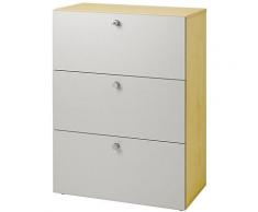 HAMMERBACHER ANNY Classeur pour dossiers suspendus - h x l x p 1100 x 800 x 422 mm - façon érable /