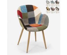 Ahd Amazing Home Design - Chaise de cuisine salon design nordique patchwork Finch | Patchwork 1