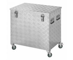 Coffre de rangement aluminium 772 x 525 x H645mm