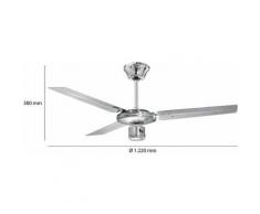 Ventilateur de plafond Profi-Care PC-DVL 3071 330710 (Ø x h) 1220 mm x 380 mm 1 pc(s)