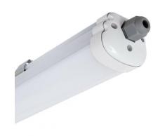 Réglette Étanche Slim LED Intégré 600mm 18W Blanc Froid 6000K - 6500K - Blanc Froid 6000K - 6500K