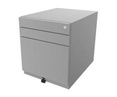Bisley Caisson roulant Note™, avec 2 tiroirs universels, 1 tiroir pour dossiers suspendus, h x l x