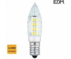 Ampoule LED E14 3W Bougie équivalent à 28W - Blanc Chaud 3200K