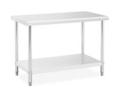 Table De Travail Inox Professionnelle Plan De Travail Étagère 120*60 cm 110 kg