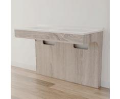 Caisson double vasque 120 - Décor cambrian oak - Altea