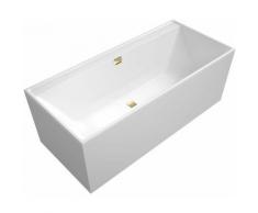 Villeroy et Boch - Baignoire rectangulaire Collaro, 180 X 80, Star white, champagne