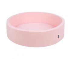 120X30cm/Sansballes Piscine Pour Bébé Rond Fabriqué En ue, Rose - rose:- - Kiddymoon