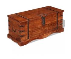 Asupermall - Coffre de rangement Bois massif