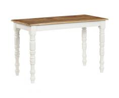 Table de Salle à Manger Bois Solide de Manguier 120x60x76 cm