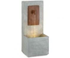 Blumfeldt - Milos fontaine LED intérieur et extérieur 5 m câble ciment gris