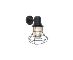 Applique murale rurale extérieure noire - Moreno Qazqa Rustique Luminaire exterieur IP44
