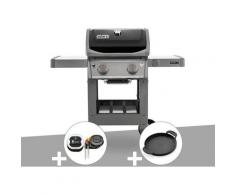 Barbecue gaz Weber Spirit II E-210 GBS + Thermomètre IGrill 3 + Plancha