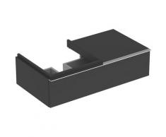 iCon Meuble sous-lavabo 840490 890x240x240x477 mm, Alpine poli brillant, Coloris: laque de lave