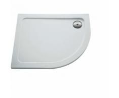Jacob delafon - Receveur douche Flight asymétrique gauche, 100 x 80, Blanc
