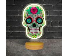 Sky Lantern - Lampe Neon Dia de Los Muertos sur Pied