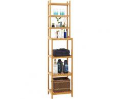Étagère à fleurs Étagère de salle de bain Étagère de rangement pour Chambre Salle Balcon Jardin en