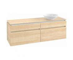 Villeroy Und Boch - Villeroy & Boch Legato Meuble sous-lavabo B138 1600x550x500mm, lavabo à droite,